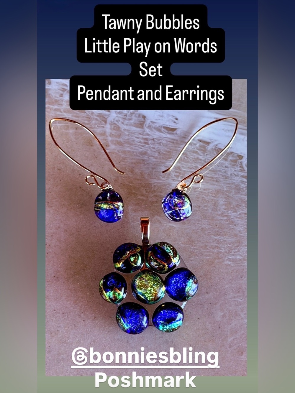 Bonnie’s Bling One of a Kind Fused Glass Jewelry and Accessories to Wear.